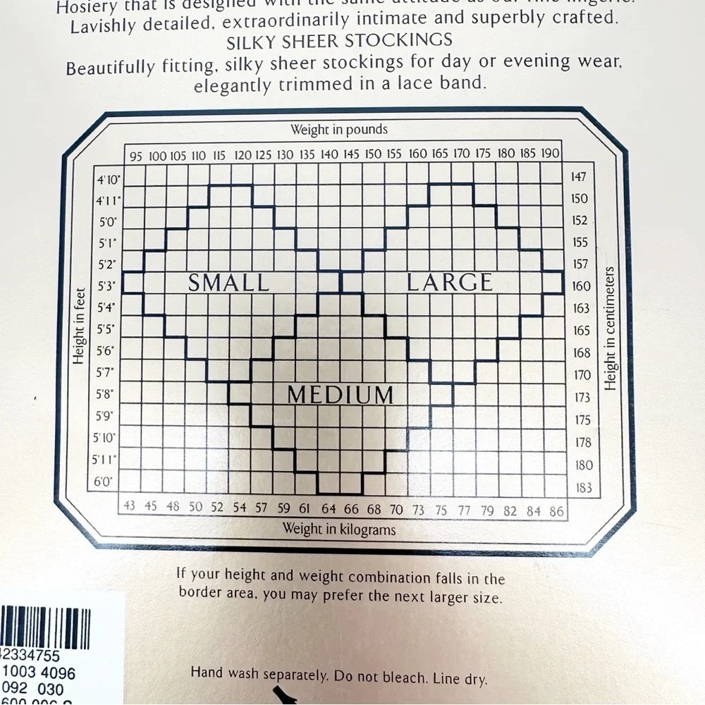 Victoria's Secret Glamour Sheers Silky Sheer Stockings